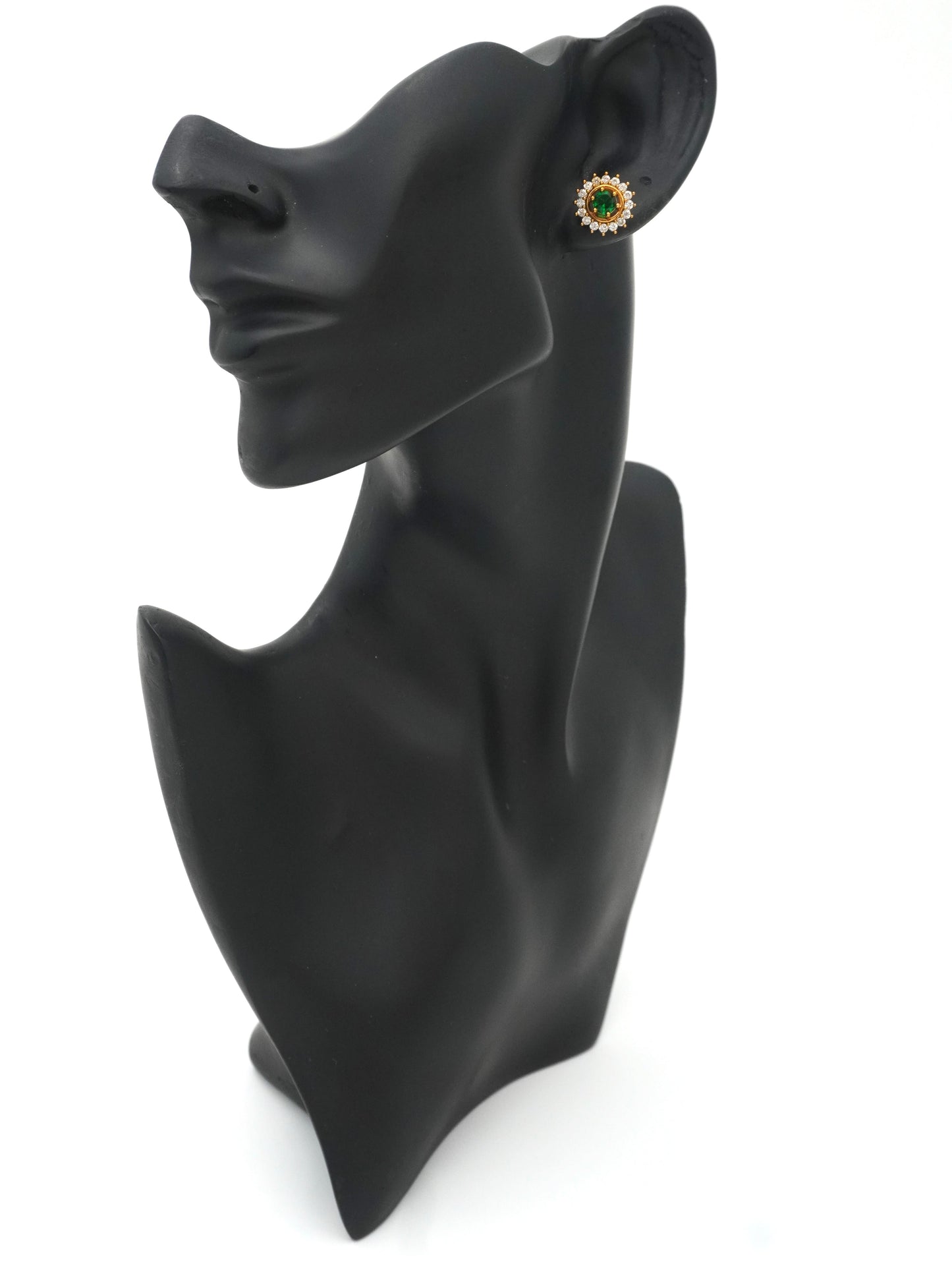 GREEN UMA ZIRCONIA EARRINGS