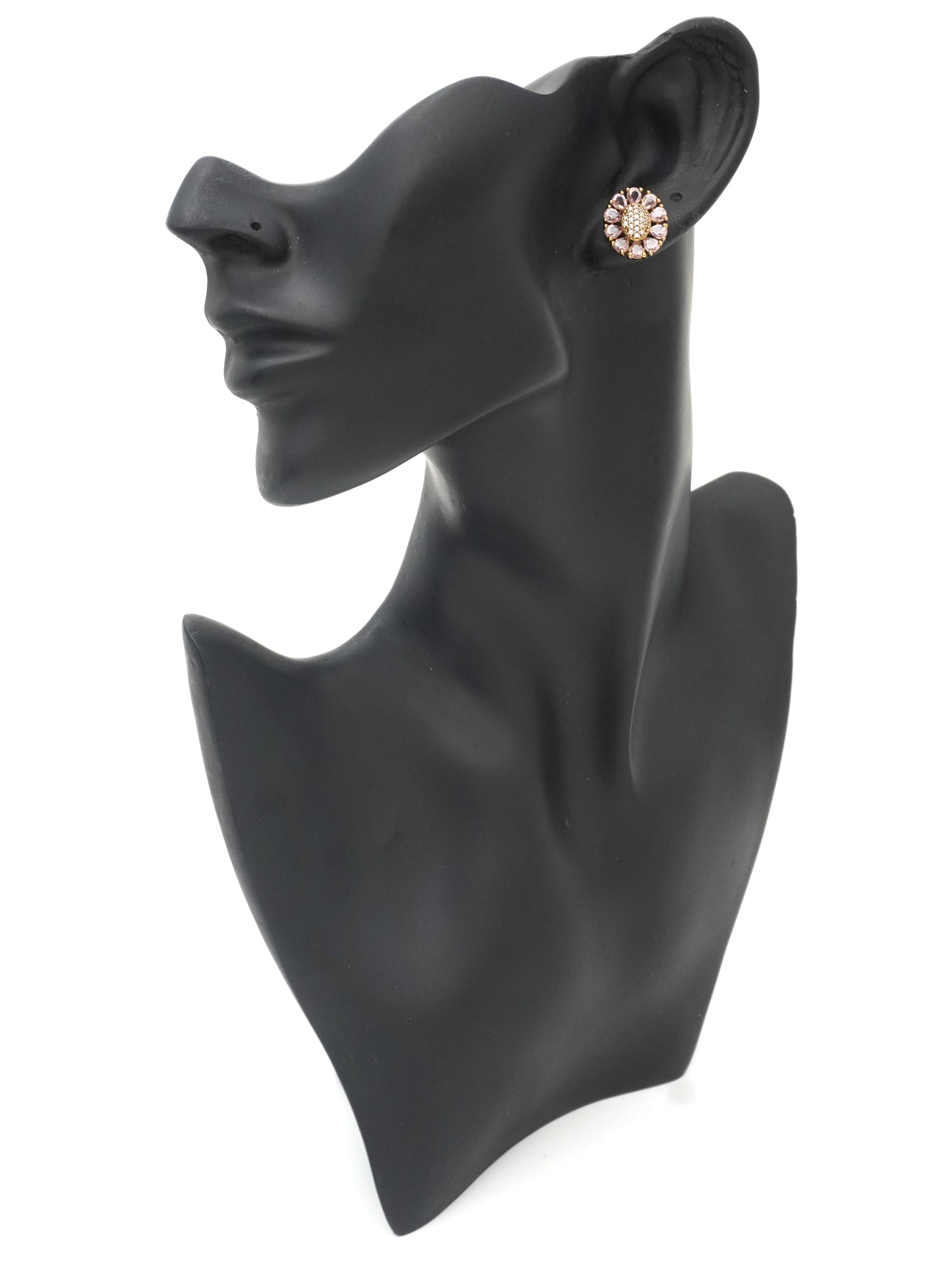 PINK ANYA ZIRCONIA EARRINGS
