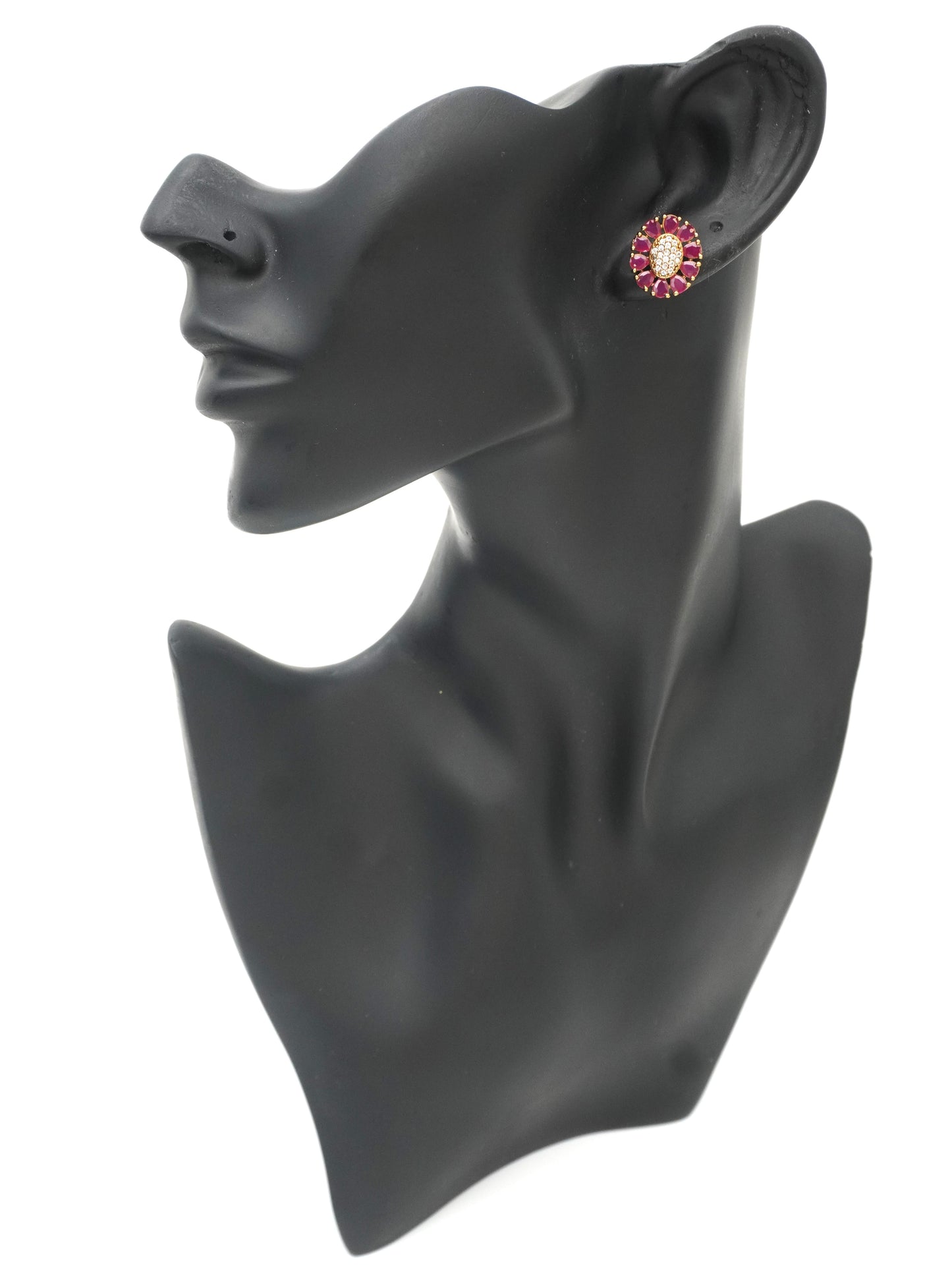 RUBY ANYA ZIRCONIA EARRINGS