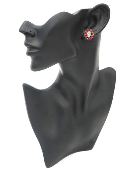 RUBY ANYA ZIRCONIA EARRINGS