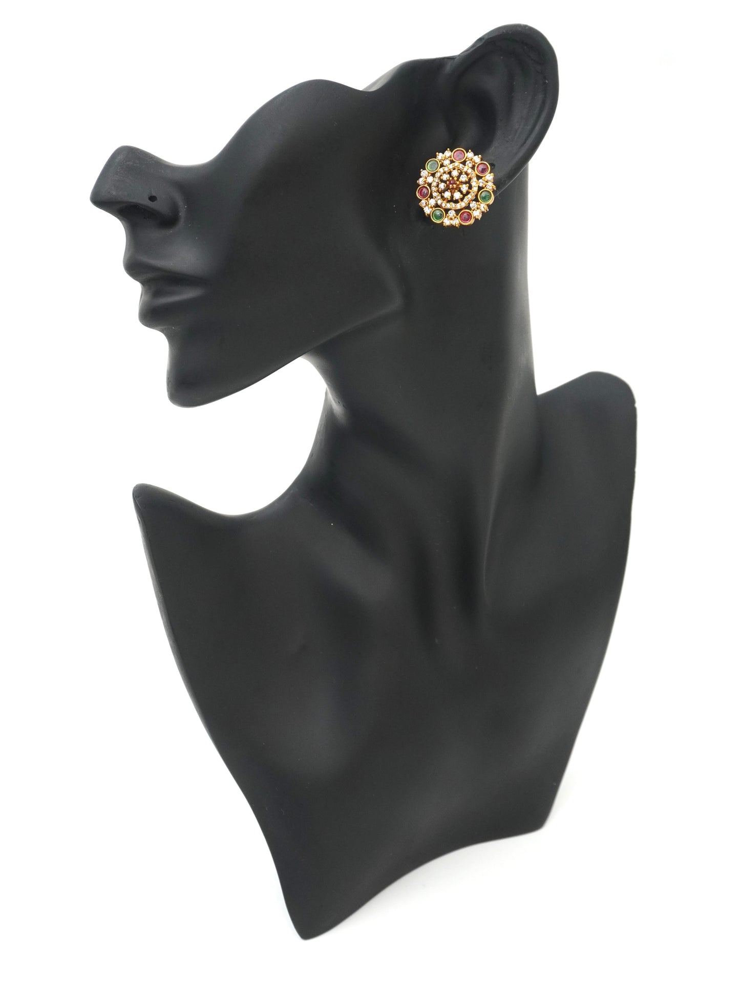 MULTICOLOUR INDU ZIRCONIA EARRINGS