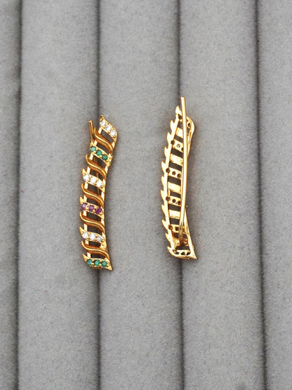 MULTICOLOUR DHARA ZIRCONIA EARCUFF