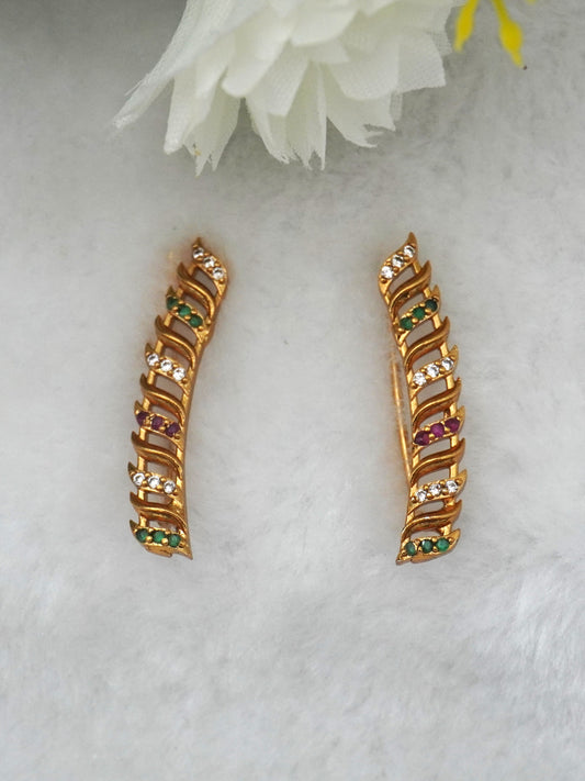 MULTICOLOUR DHARA ZIRCONIA EARCUFF