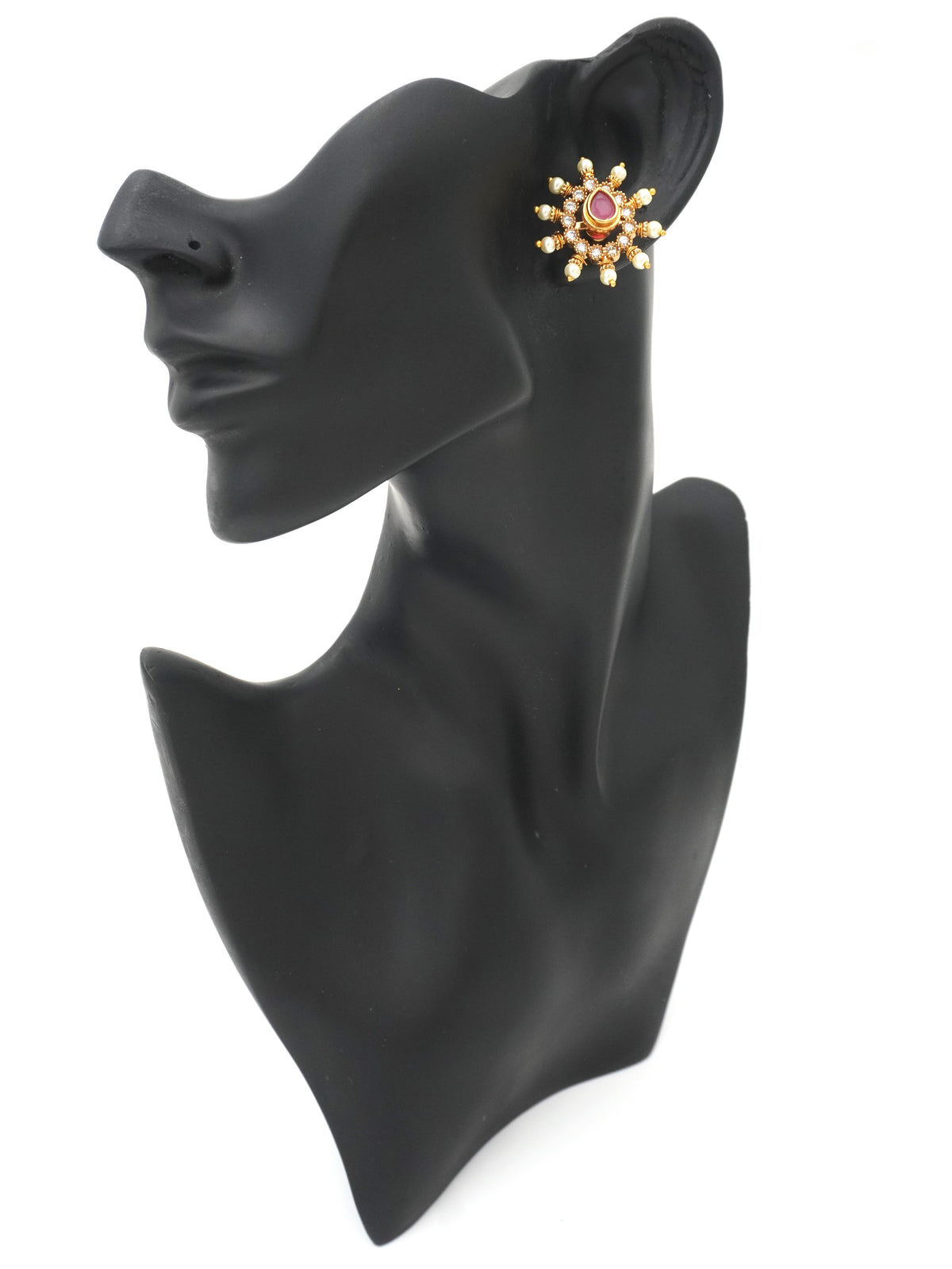 GOLD MAHIKA ZIRCONIA EARRINGS