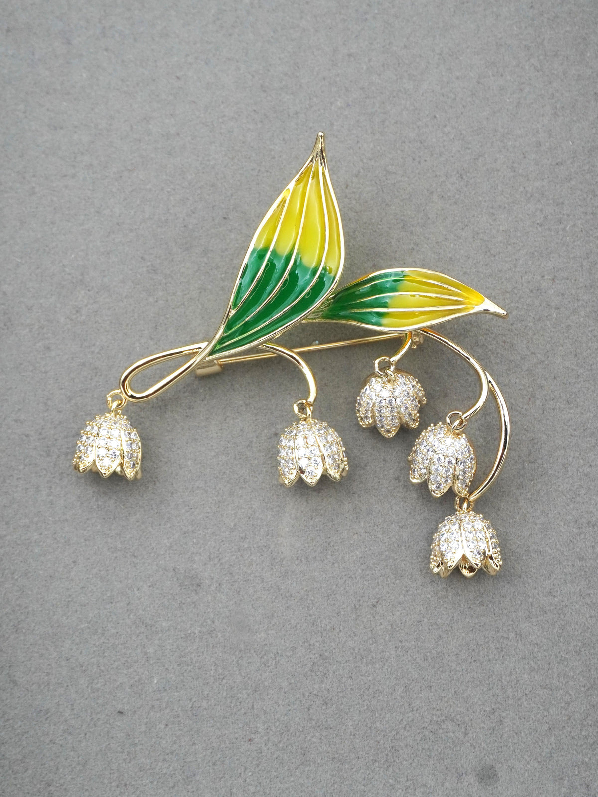MULTICOLOUR LILLIA ZIRCONIA BROOCH