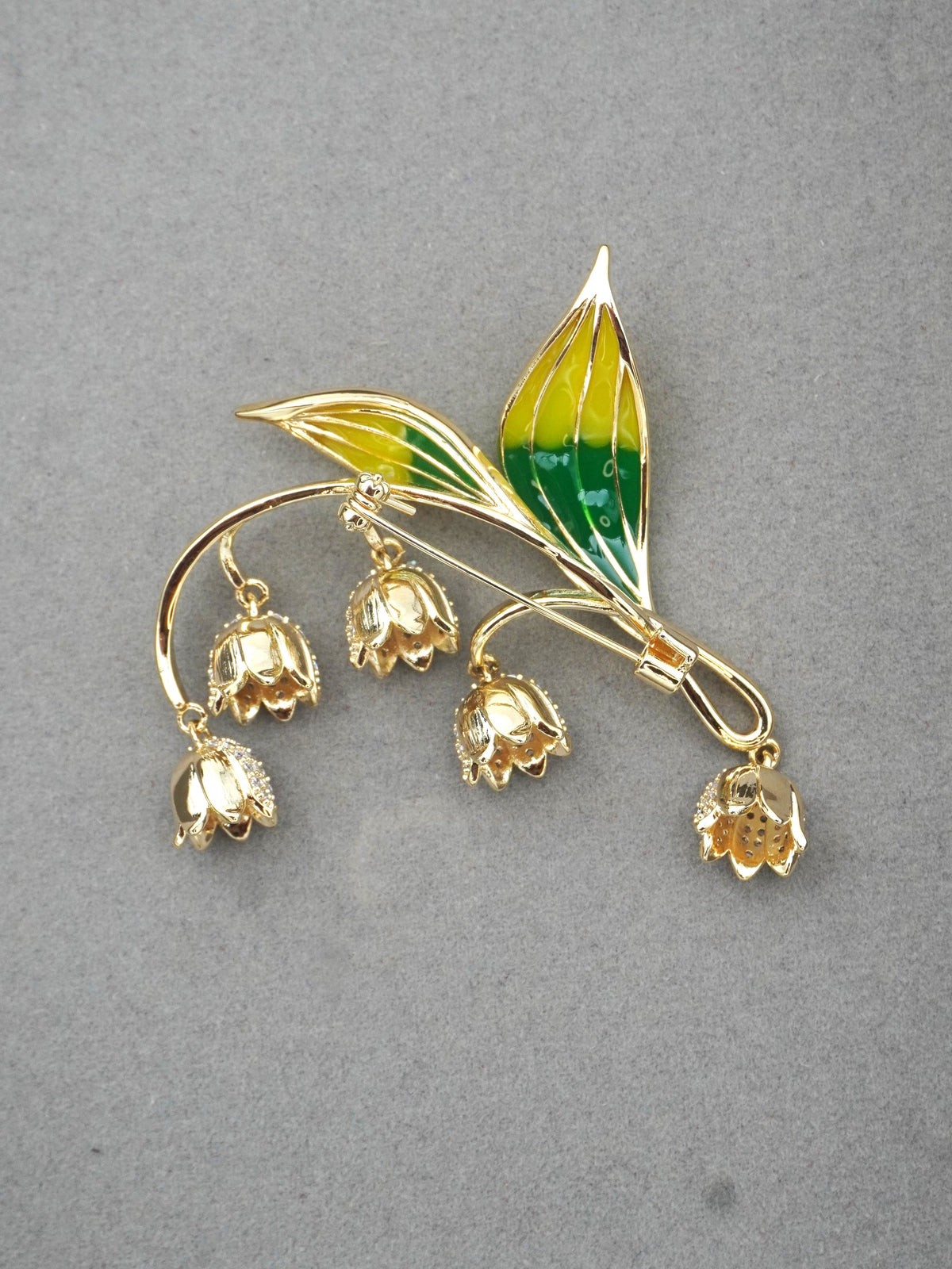 MULTICOLOUR LILLIA ZIRCONIA BROOCH