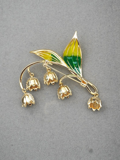 MULTICOLOUR LILLIA ZIRCONIA BROOCH
