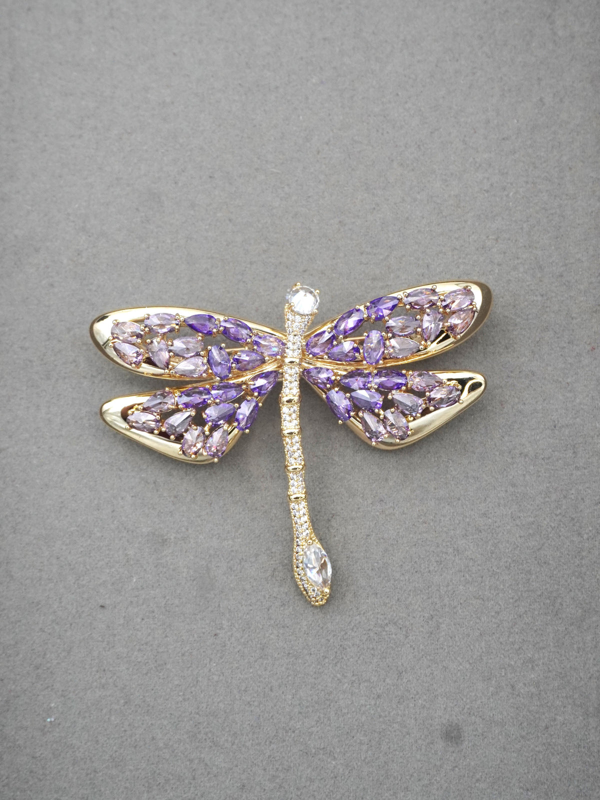 MULTICOLOUR AETHEL ZIRCONIA BROOCH