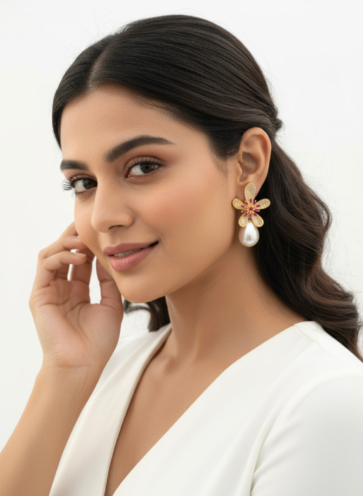 MULTICOLOR ANGELY ZIRCONIA EARRINGS