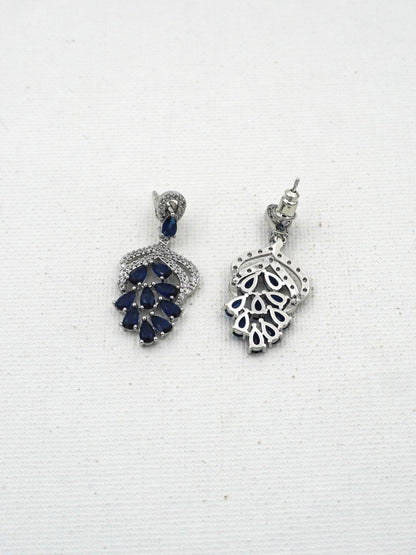 BLUE AMEERA ZIRCONIA EARRINGS - Jewels of Iva