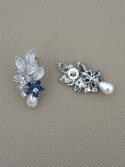 BLUE JADE ZIRCONIA STUDS - Jewels of Iva