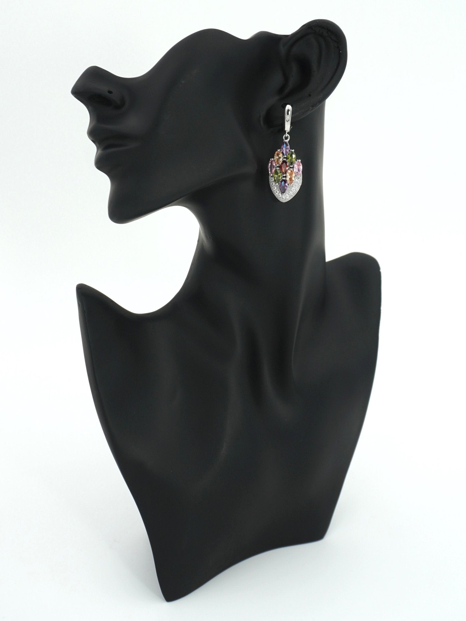 MULTICOLOR ADINA ZIRCONIA EARRINGS - Jewels of Iva