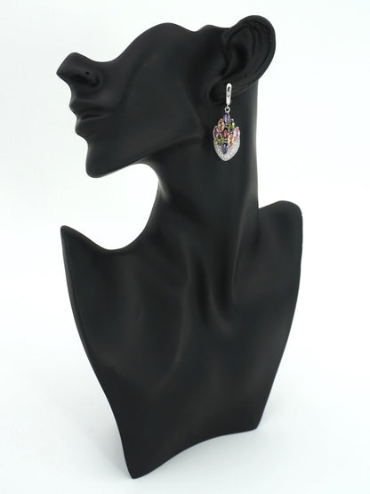 MULTICOLOR ADINA ZIRCONIA EARRINGS - Jewels of Iva