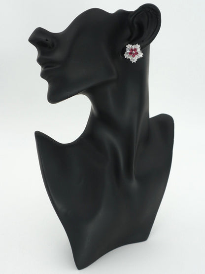 RUBY ALICE ZIRCONIA STUDS - Jewels of Iva