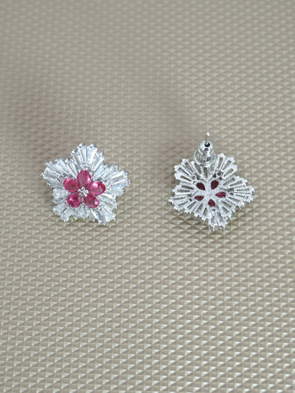RUBY ALICE ZIRCONIA STUDS - Jewels of Iva