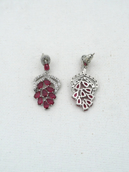 RUBY AMEERA ZIRCONIA EARRINGS - Jewels of Iva