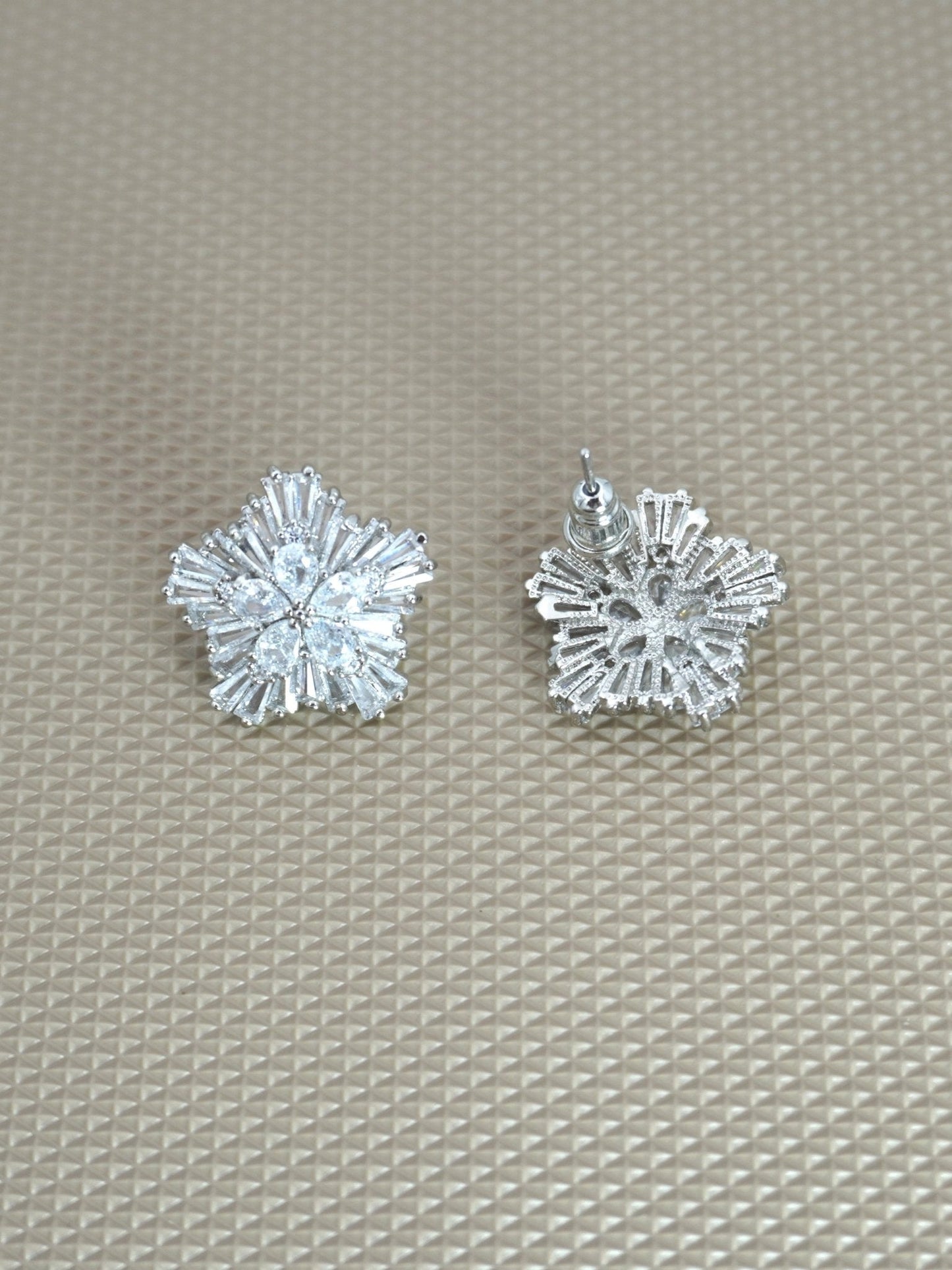 WHITE ALICE ZIRCONIA STUDS - Jewels of Iva