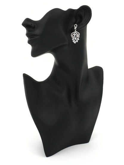 WHITE AMEERA ZIRCONIA EARRINGS - Jewels of Iva
